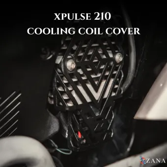 Cooling Coil Cover  Black For X-Pulse 210