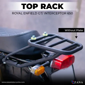 TOP RACK MS WITHOUT PLATE  COMPATIBLE WITH PILLION BACKREST FOR GT/INTERCEPTOR 650