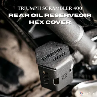 Rear Oil Reservoir Hex Cover Aluminum For Scrambler 400 X