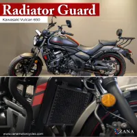 RADIATOR GUARD  HONEYCOMB BLACK FOR  KAWASAKI VULCAN 650