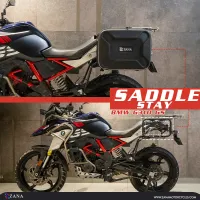 Saddle Stay V-2 with Exhaust Sheild with Jerry can Mount For BMW 310 GS