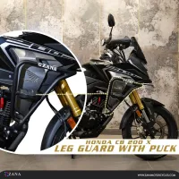 Crash Guard with Slider Puck For Honda CB200X (Black)