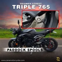 Paddock Spools For Triumph street Triple 765