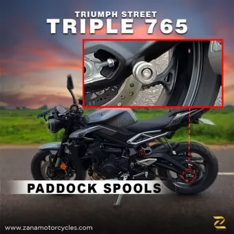 Paddock Spools For Triumph street Triple 765