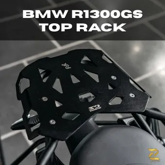 Top Rack With Plate For BMW R 1300 GS (Black)
