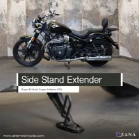 Side stand Extender Aluminum & Stainless-Steel For Royal Enfield super Meteor 650