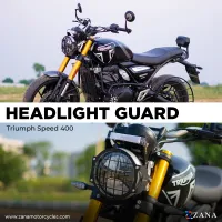 HEAD LIGHT GRILL BLACK FOR TRIUMPH SPEED 400