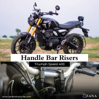 VERTICAL HANDLE RISER BLACK FOR TRIUMPH SPEED 400