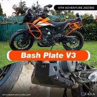 NEW BASHPLATE V3 ALUMINIUM BLACK KTM ADVENTURE 250 / 390 / 390 X