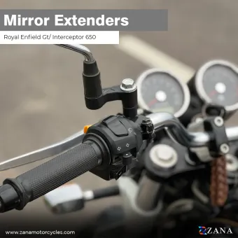 MIRROR EXTENDER ALUMINUM FOR GT/INTERCEPTOR 650