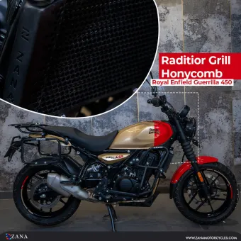 Radiator Grill for Guerrilla 450 (Honeycomb Black Texture) - Type-1