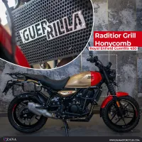 Radiator Grill With Logo for Guerrilla 450 (Honeycomb Black Texture) - Type-2 (Coming Soon)