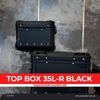 Top Box for Guerrilla 450 Aluminium R-Flat Black (35 litre)