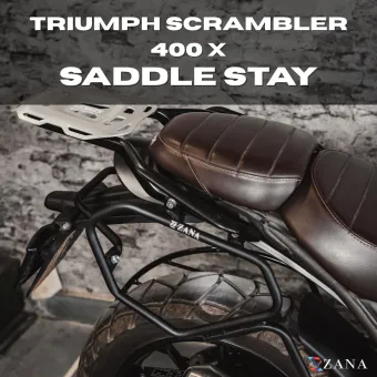Drake Saddle Stay Texture Black For Triumph Scrambler 400 X