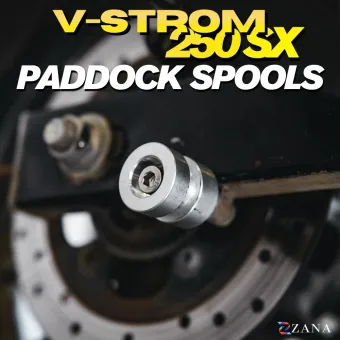 REAR PADDOCK SPOOLS ALUMINUM FOR SUZUKI VSTROM 250