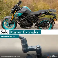 SIDE MIRROR EXTENDER ALUMINUM FOR YAMAHA MT 15