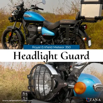 HEADLIGHT GUARD STAINLESS STEEL T-1 FOR FOR ROYAL ENFIELD METEOR 350