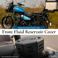 FRONT FLUID RESERVOIR COVER ALUMINIUM  FOR METEOR 350