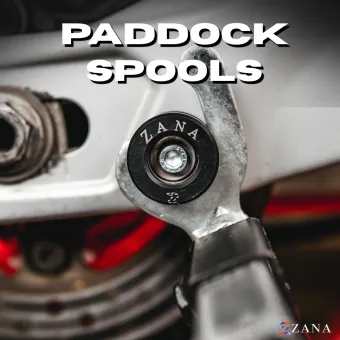 REAR PADDOCK SPOOLS WITH SWING ARM PROTECTOR KTM DUKE 200 BS6 2021