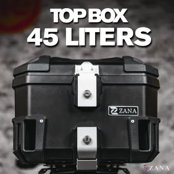 Universal Top Box Plastic (45 Ltr) Nomada Series (Black)