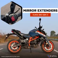 MIRROR EXTENDER FOR KTM DUKE 390/250/200/390 GEN 3