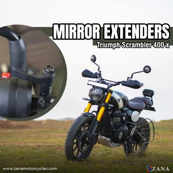 MIRROR EXTENDER ALUMINUM FOR SCRAMBLER 400