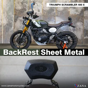 BACK REST SHEET METAL FOR TRIUMPH SCRAMBLER 400