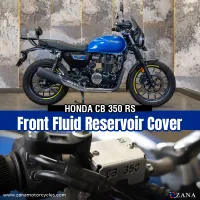 FRONT FLUID RESERVOIR OIL COVER FOR HONDA CB 350 RS ALUMINIUM