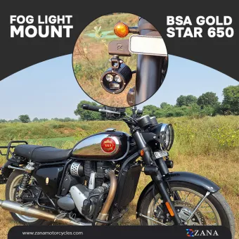 Fog Light Mount for BSA Goldstar 650 (Mild Steel)