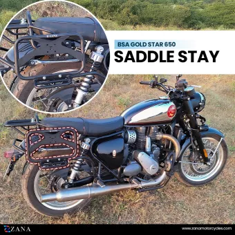 Saddle Stay for BSA Goldstar 650 with Jerry Can Mount (Mild Steel)