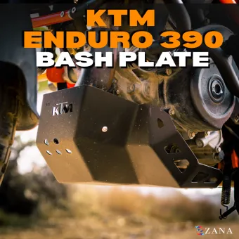 Bash Plate SS 304 Black for KTM Enduro 390