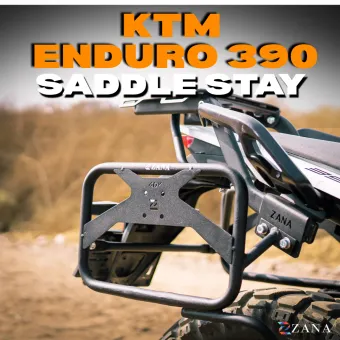Roadster Saddle Stay With Jerry Can Mount For KTM Enduro 390 (Black)