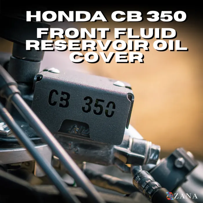 Front Fluid Reservoir Cover Black For Honda CB350 2025