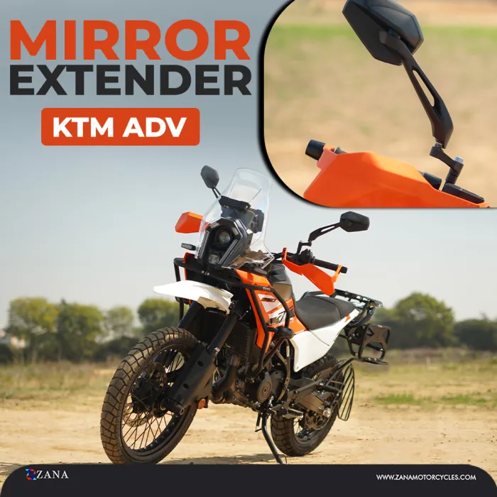 Mirror Extender For KTM ADV 390 2025 (Black )